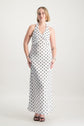 Noa Halter Neck Polka Dot Dress
