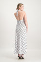 Noa Halter Neck Polka Dot Dress