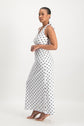 Noa Halter Neck Polka Dot Dress