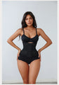 Waist Trainer Femme – Corset Gainant avec Fermeture Éclair & Double Ceinture